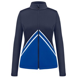 Womens stretch fleece jacket gothic blue/infinity blue