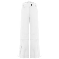 Girls stretch ski pants white