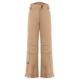 Girls stretch ski pants almond brown