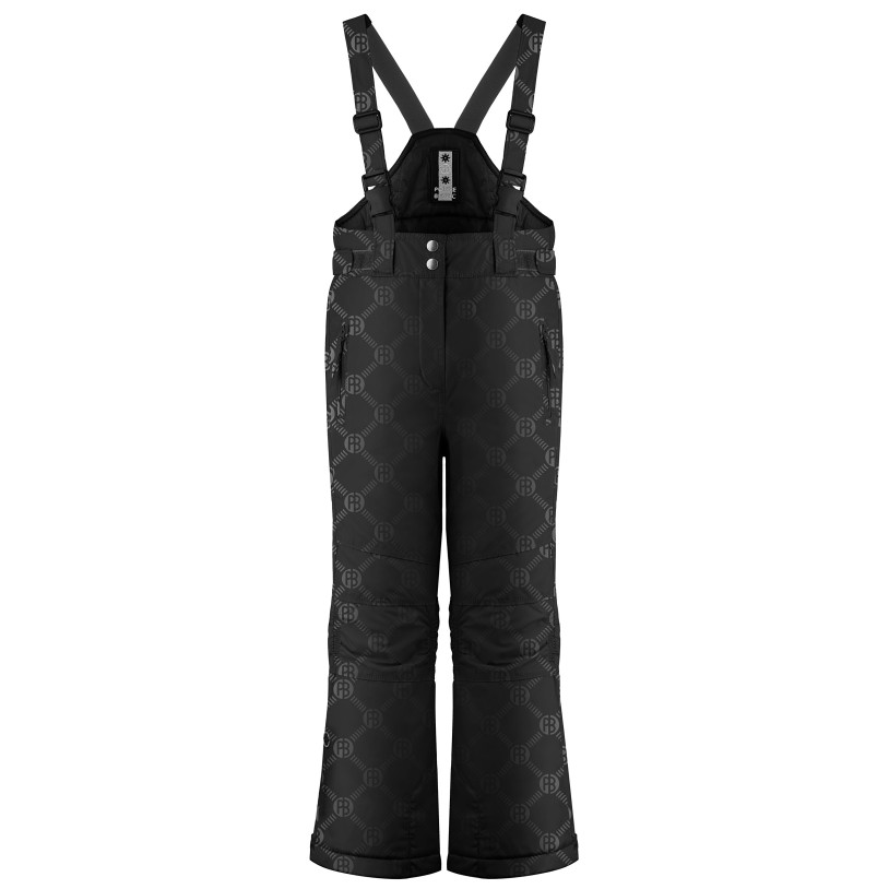 Girls ski pants embo black