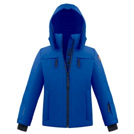 Boys ski jacket infinity blue