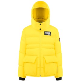 Boys ski jacket sunny yellow