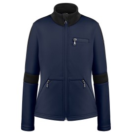 Girls stretch fleece jacket gothic blue