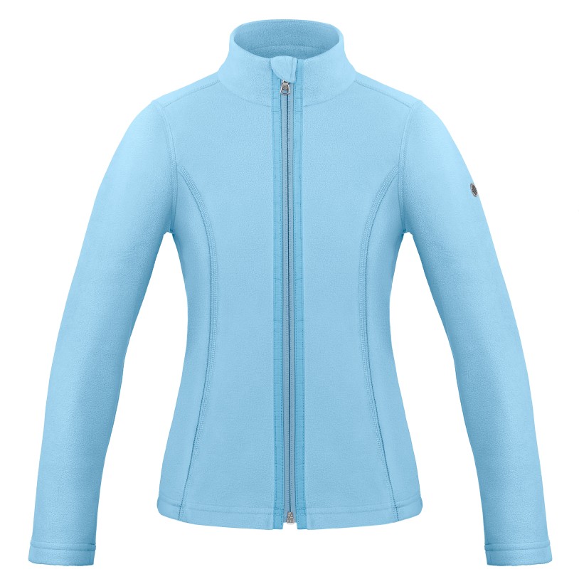 Girls micro fleece jacket starlight blue