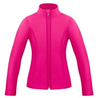 Girls micro fleece jacket magenta pink