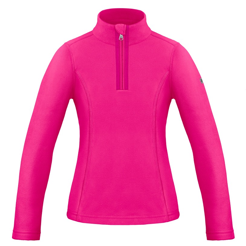 Girls micro fleece jacket magenta pink
