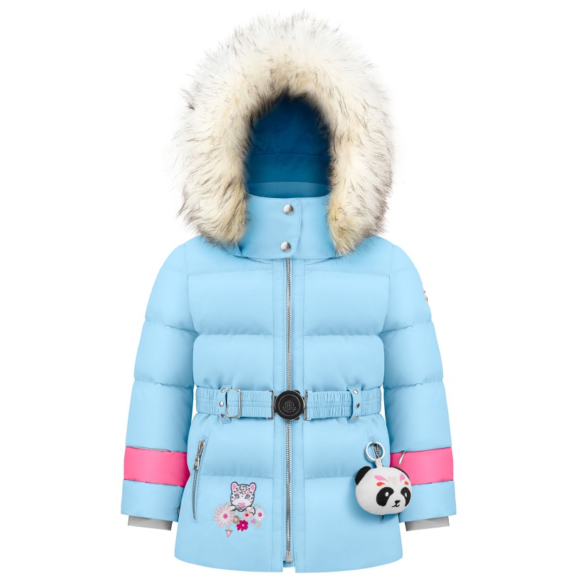 Girls synthetic down jacket starlight blue