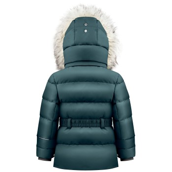 Girls synthetic down jacket ever green