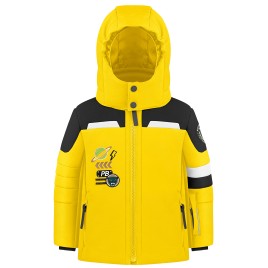 Boys ski jacket multico sunny yellow