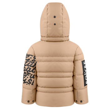 Boys down jacket almond brown