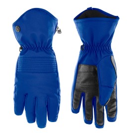 Womens ski gloves infinity blue