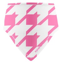 Neck warmer check lolly pink