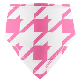 Neck warmer check lolly pink