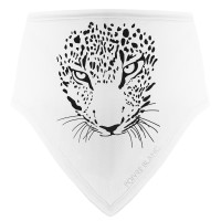 Neck warmer leopard white