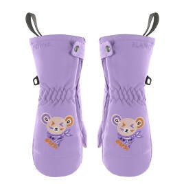 Girls mittens lavender purple Mimi