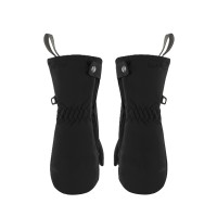 Girls mittens black Mimi
