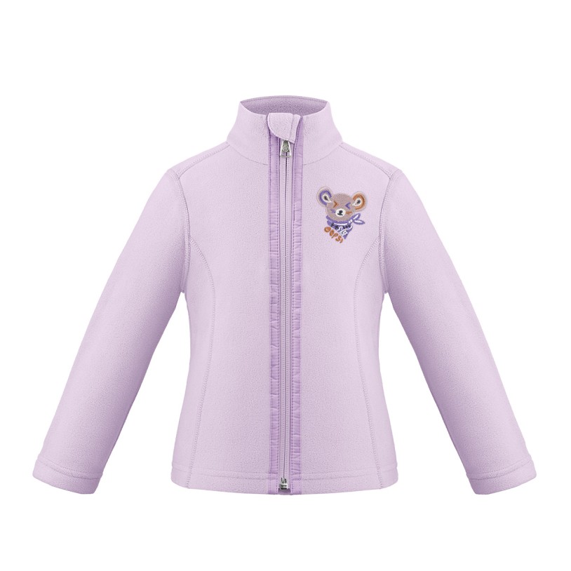 Girls micro fleece jacket dream purple Ruby