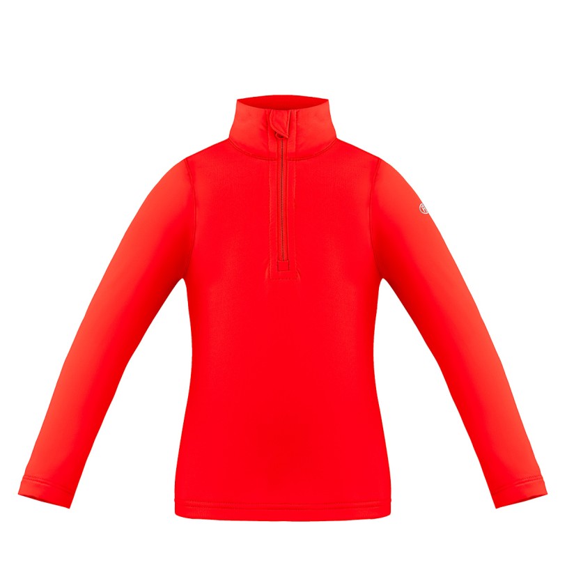 Girls base layer scarlet red Mia