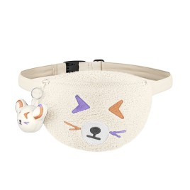 Sherpa waist bag natural white Banani