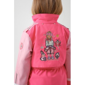 Girls raincoat multico lady pink