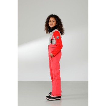 Girls ski pants techno red