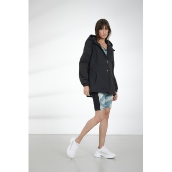 Womens rain jacket black